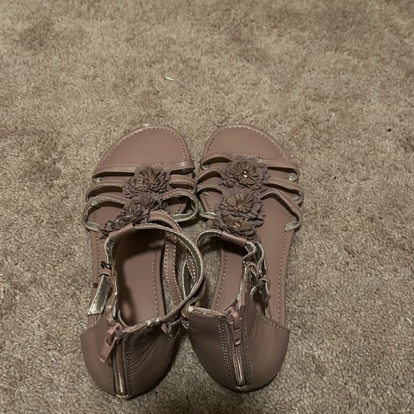 R2 Size 10 Mauve/Lavender Floral Sandals - Picture 5 of 5